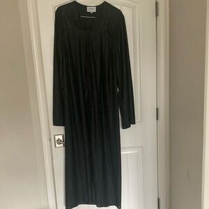 Black Signature Graduation Gown